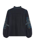 Blouse en Coton Bio Enora noire