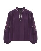 Blouse en Coton Bio Enora violette