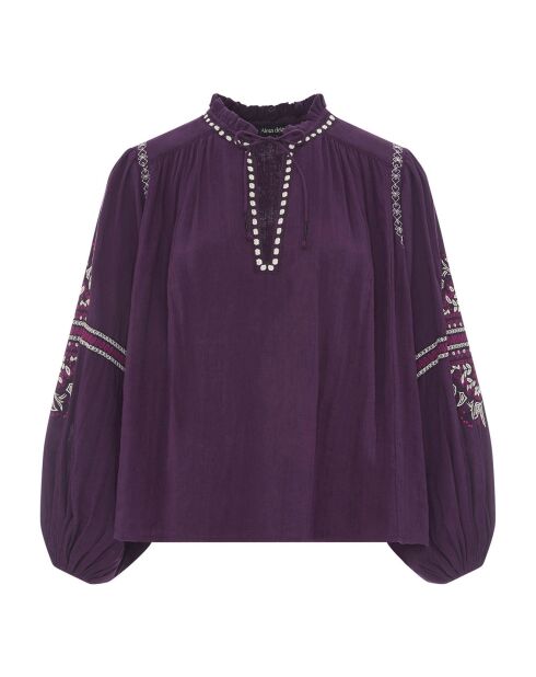 Blouse en Coton Bio Enora violette