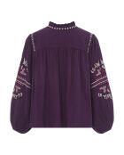 Blouse en Coton Bio Enora violette