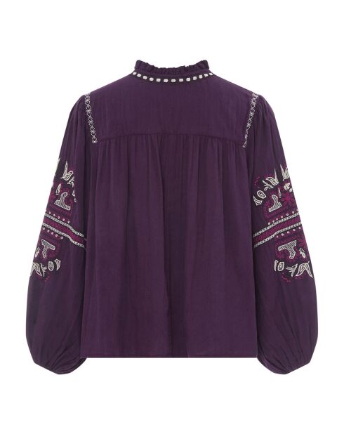 Blouse en Coton Bio Enora violette