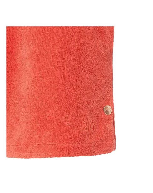 Korallenrote Shorts aus Biobaumwolle