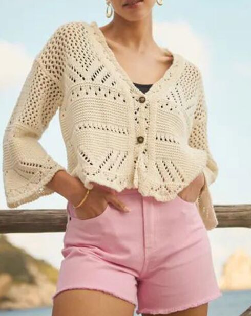 Shorts Frida aus Bio-Baumwolle in Bonbonrosa