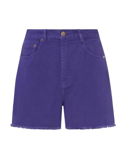 Short en Coton Bio Frida bleu