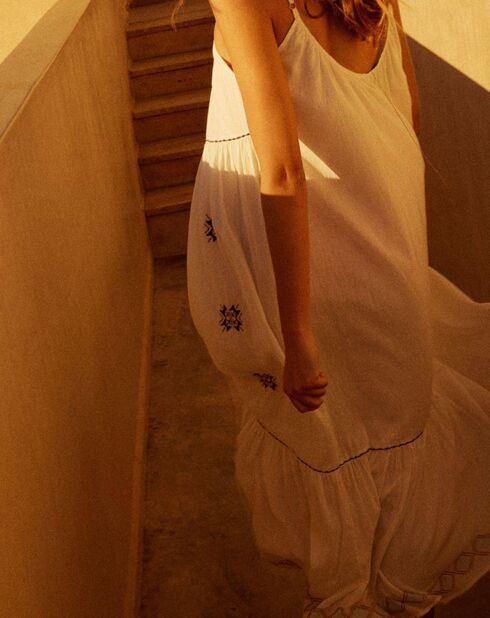 Robe Gladys blanc cassé