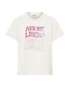 T-Shirt en Coton Bio Jade blanc cassé