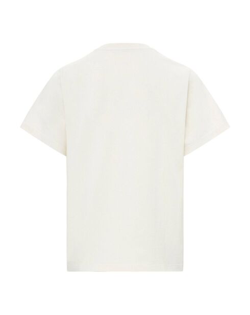 T-Shirt en Coton Bio Jade blanc cassé