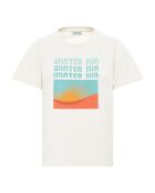 T-Shirt en Coton Bio Jade ivoire