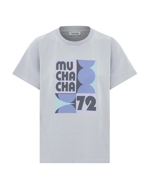 T-Shirt en Coton Bio Jade parme