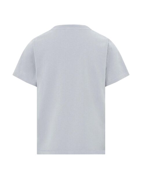 T-Shirt en Coton Bio Jade parme