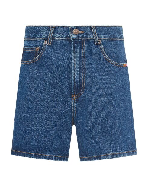 Jane Denim Stonewash-Jeansshorts mit hoher Taille aus Bio-Baumwolle