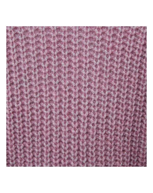 Cardigan in misto lana Jaspe lilla