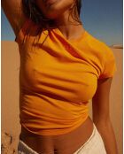 T-Shirt en Coton Bio Jen abricot