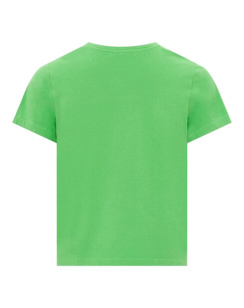 T-Shirt en Coton Bio Jen vert prairie