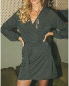 Robe Karly bleu vert
