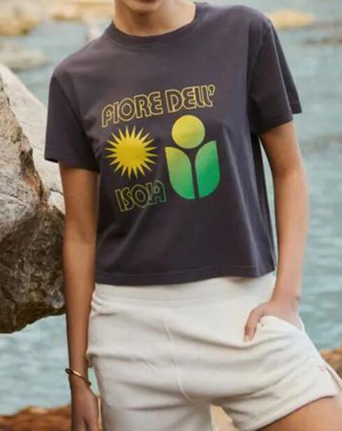 Linda T-Shirt aus Biobaumwolle, schwarz