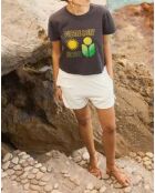 T-Shirt en Coton Bio Linda noir