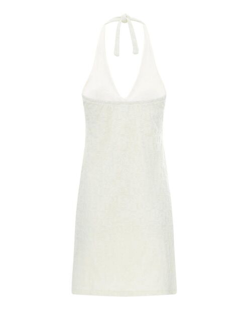 Cremefarbenes Livia Kleid aus Bio-Baumwolle