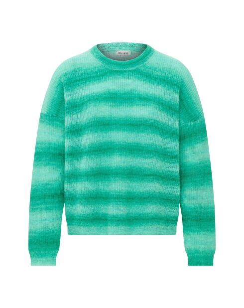 Smaragdgrüner Pullover Macy aus Wollmischung