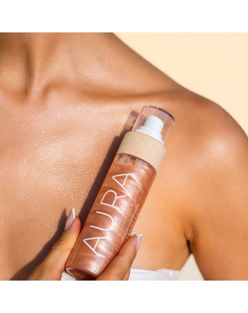 Aura Glanzspray für Gesicht und Körper, 100 ml