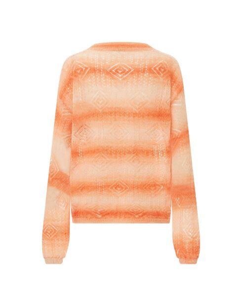Pull en Laine mélangée Maggy orange