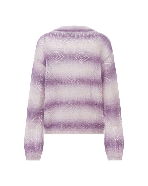 Pull en Laine mélangée Maggy violet
