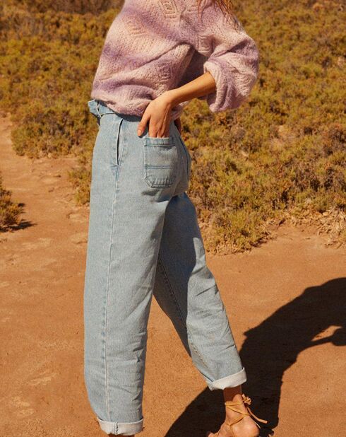 Pull en Laine mélangée Maggy violet