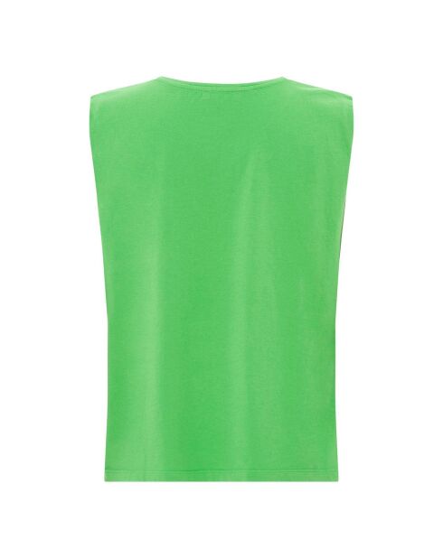 Débardeur en Coton Bio Marine vert prairie