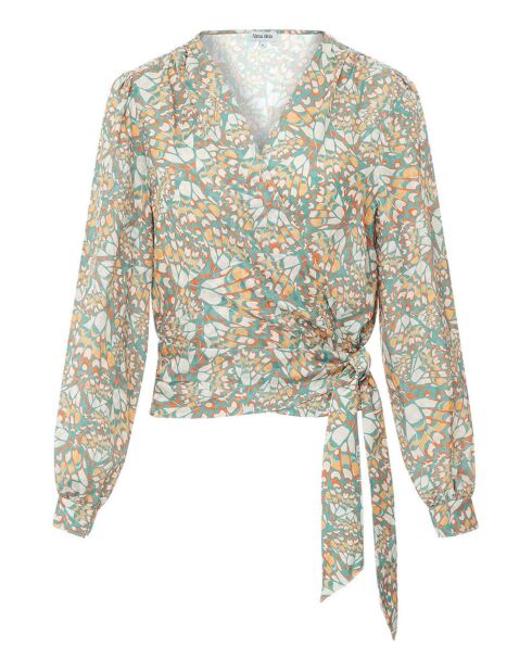 Blouse Mona vert de gris