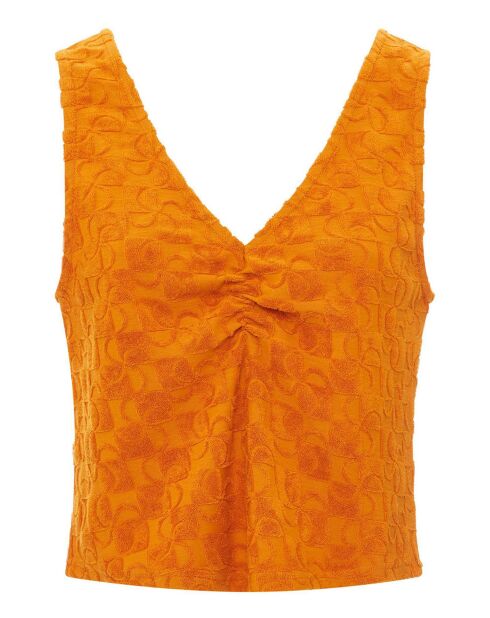 Tanktop Nerea apricot aus Biobaumwolle