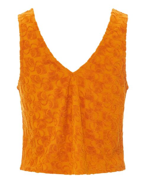 Tanktop Nerea apricot aus Biobaumwolle