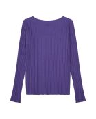Top en Coton Bio Nora bleu indigo