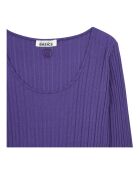 Top en Coton Bio Nora bleu indigo