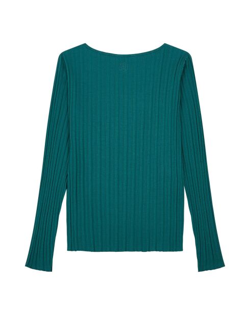 Top Nora in cotone biologico verde abete