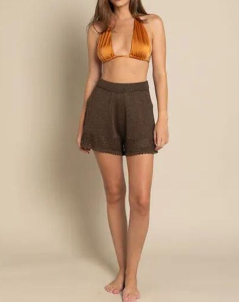 Short Pia chocolat