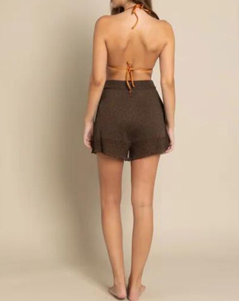 Short Pia chocolat