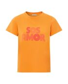 T-Shirt en Coton Bio Rosa abricot