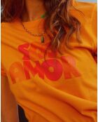 T-Shirt en Coton Bio Rosa abricot
