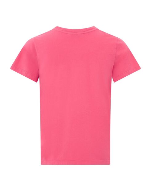 Rosafarbenes T-Shirt aus Bio-Baumwolle