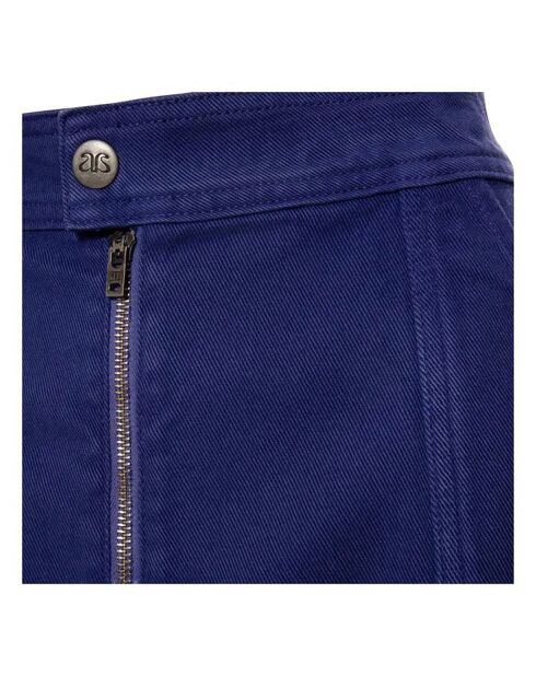 Jupe en Coton Bio Sofia bleue