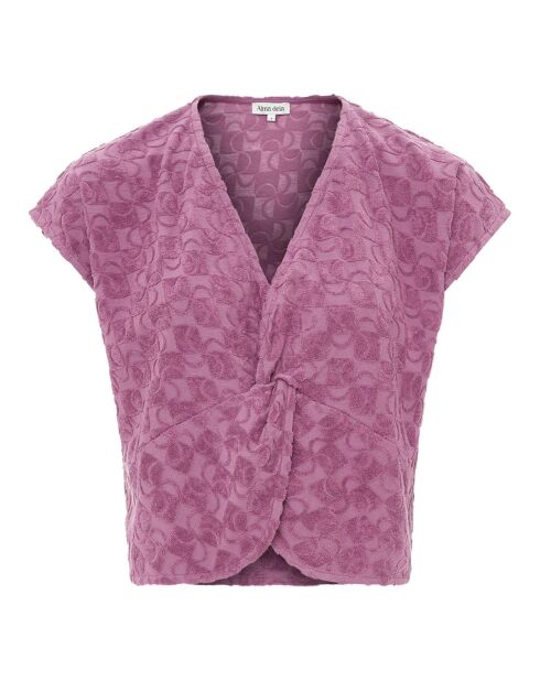 T-Shirt en Coton Bio Telma prune