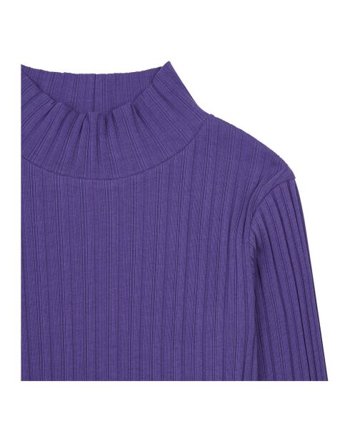 Sous- Pull en Coton Bio Tessala bleu indigo