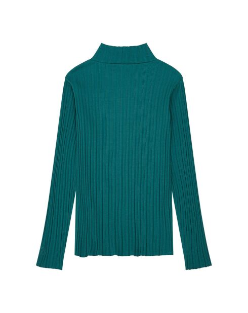 Sous- Pull en Coton Bio Tessala vert sapin