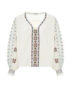 Blouse Thais blanc cassé