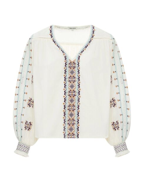 Blouse Thais blanc cassé