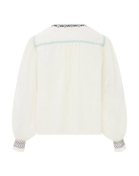 Blouse Thais blanc cassé