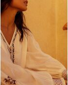 Blouse Thais blanc cassé