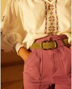 Blouse Thais blanc cassé