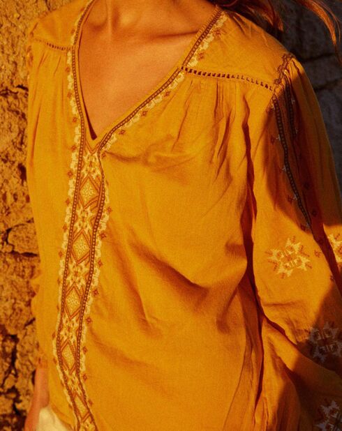Blouse Thais miel