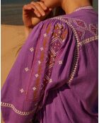 Blouse Theos violette